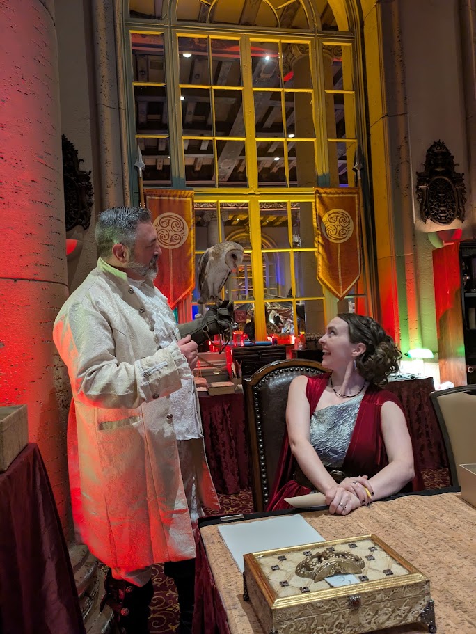 Falcons' Court at the Labyrinth Masquerade Ball