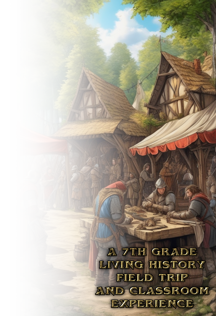 A 7th Grade Living History Field Trip and Classroom Experience — medieval marketplace scene